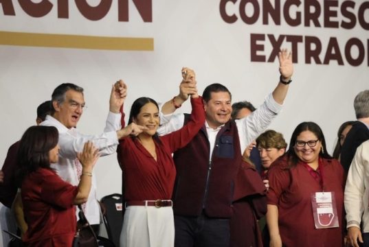 No queremos autoridades corruptas dice Armenta al respaldar a la nueva líder nacional de Morena, Ariadna Montiel