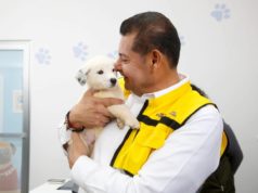 Armenta impulsa regulación de venta de mascotas y adopta un cachorro
