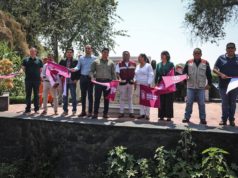 Fortalece Omar Muñoz limpieza de canales con entrega de retroexcavadoras en Cuautlancingo