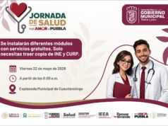 Cuautlancingo será sede de la Mega Jornada de Salud “Por Amor a Puebla”