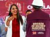 Con nuevos módulos de bacheo, Tonantzin Fernández refuerza la movilidad en San Pedro Cholula
