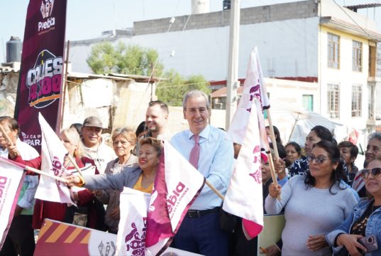 Arranca Pepe Chedraui trabajos de pavimentación en la Junta Auxiliar de San Jerónimo Caleras