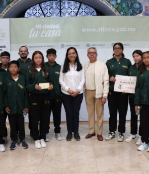 Atlixco fortalece el orgullo de pertenencia; Ariadna Ayala reconoce a ganadores del desfile e himno del 4 de mayo