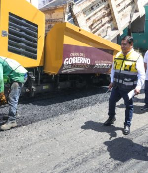Con tecnología, empleo y transparencia, Gobierno de Puebla transforma vialidades