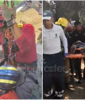 Rescatan a padre e hijo tras caer a un pozo en la Universidad Interamericana