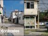 Persisten postes y cadenas que bloquean vialidades en la colonia San Manuel