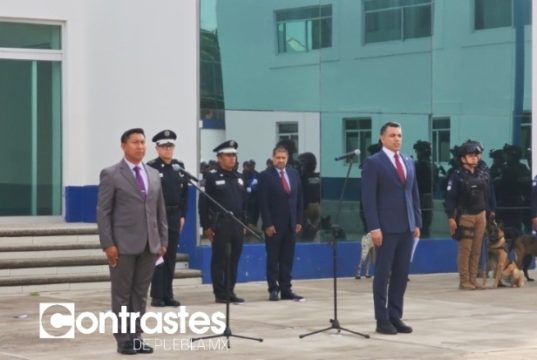 Toma protesta nuevo director de la Academia de Formación y Profesionalización Policial de Puebla
