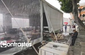 Puebla impulsa actividades del torneo en el Zócalo capitalino