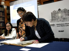 Inaugura Rectora Lilia Cedillo el Coloquio Internacional Bibliotecas Centenarias
