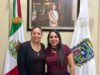 Tonantzin Fernández gestiona más obra comunitaria para las juntas auxiliares de San Pedro Cholula