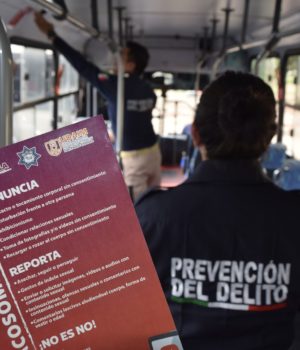 Impulsa Tonantzin Fernández acciones para prevenir el acoso en el transporte público