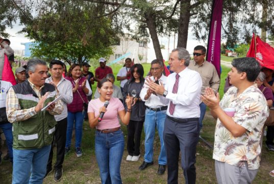 Encabeza Pepe Chedraui arranque de rehabilitación vial en la colonia Fraternidad Antorchista