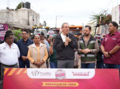 Arranca Pepe Chedraui rehabilitación vial en la Junta Auxiliar de San Aparicio