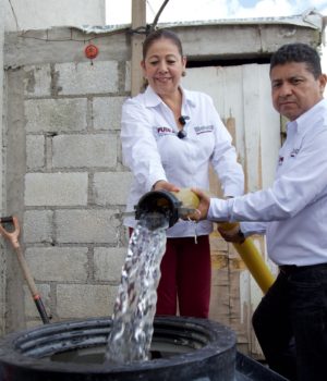 Acceso al agua, derecho y esperanza para familias poblanas: Laura Artemisa
