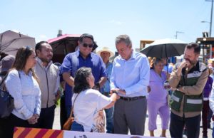 Con #CallesAl100 Pepe Chedraui impulsa trabajos de pavimentación en la Junta Auxiliar de Santo Tomás Chautla