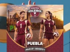Puebla capital será sede del Festival Máster de Voleibol