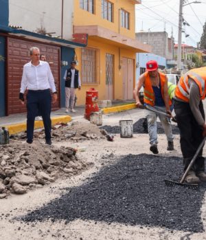 Pepe Chedraui realiza supervisión permanente de Bacheando Puebla en favor de las y los poblanos