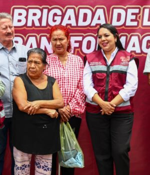 Tonantzin Fernández fortalece las acciones de mantenimiento urbano con la Brigada de la Transformación