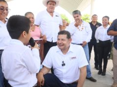 Recuperan Gobierno Federal y Estatal escuelas afectadas por lluvias en Pantepec