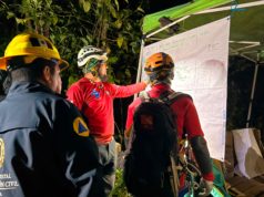 Diez rescatistas quedaron atrapados en extracción de tres cuerpos de la gruta de Cuetzalan: PC