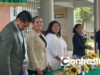 Frente a frente “Lupita” Cuautle y Karina Pérez, en evento educativo en San Andrés Cholula