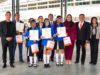 Tras firma de convenio, entrega Tonantzin Fernández becas UDLAP a jóvenes cholultecas