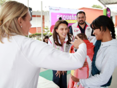 Beneficia Gobierno de Pepe Chedraui a más de 100 niñas y niños de San Miguel Espejo