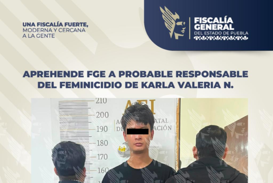 Yeudiel simuló suicidio de Karla Valeria, ya es procesado por feminicidio: FGE de Puebla