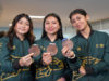 Ganan alumnas BUAP medalla de bronce en tenis de mesa