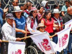 Continúa Tonantzin Fernández llevando obra pública a todos los barrios de San Pedro Cholula