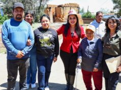 Tonantzin Fernández da inicio a nueva obra con sentido social en San Juan Tlautla