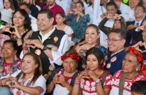 Fortalecemos a pueblos indígenas con Obra Comunitaria, afirma Laura Artemisa