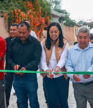 Más justicia social en comunidades de Atlixco: Ariadna Ayala inaugura pavimentación