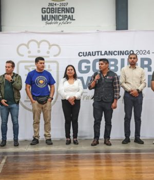 Omar Muñoz fortalece el deporte en Cuautlancingo