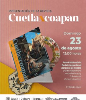 Presenta gobierno de Pepe Chedraui nuevo número de la revista Cuetlaxcoapan en la FILIP 2026