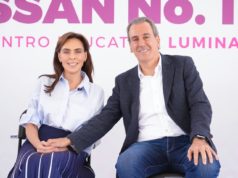 Colocan MariElise Budib y Pepe Chedraui primera piedra de LUMINA