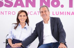 Colocan MariElise Budib y Pepe Chedraui primera piedra de LUMINA