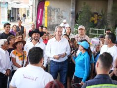 Con el Tren Capitalino de Pavimentación, Pepe Chedraui rehabilita las laterales del bulevar Xonacatepec