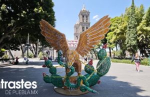 Dos mil 400 adornos vestirán la ciudad de Puebla durante las fiestas patrias