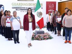 Tonantzin Fernández realiza Ceremonia Cívica Conmemorativa de la Independencia de México