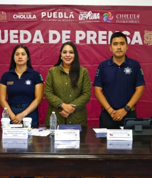 Reporta San Pedro Cholula inversión histórica en materia de seguridad