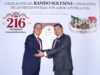 Colocan Alejandro Armenta y Pepe Chedraui Bando Solemne de las Fiestas Patrias 2026 en el Palacio Municipal