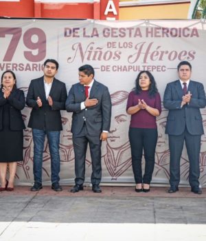 Gobierno de Cuautlancingo conmemora el 179 Aniversario de a Gesta Heroica de los Niños Héroes de Chapultepec