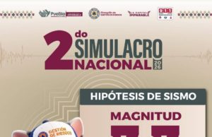 Puebla se suma al Segundo Simulacro Nacional 2026