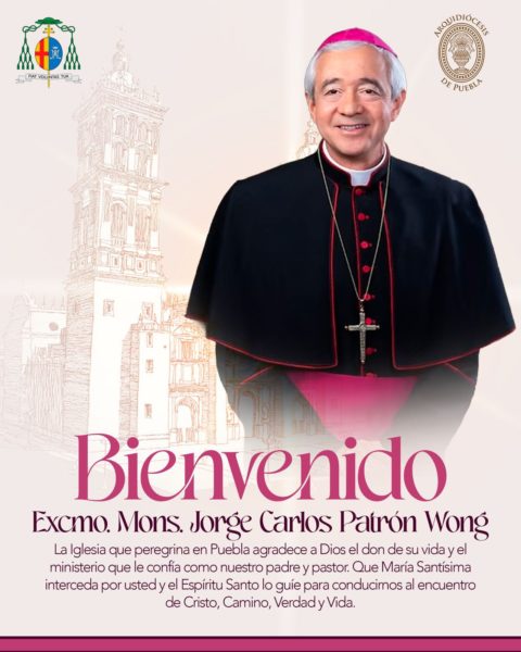 Nuevo arzobispo de Puebla Monseñor Jorge Carlos Patrón