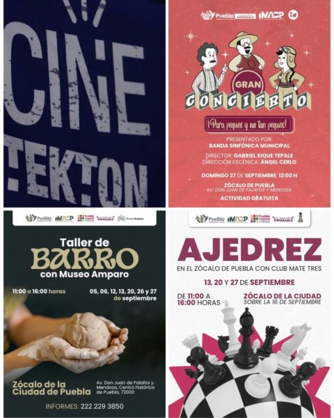 Eventos fin de semana en Puebla
