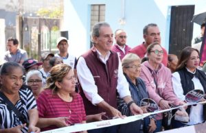 Entrega Pepe Chedraui obra de pavimentación en la colonia Guadalupe Hidalgo 2da. Sección
