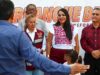 Tonantzin Fernández atiende rezago histórico en vialidades de Santiago Momoxpan y San Diego Cuachayotla