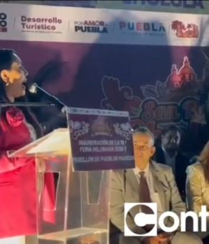 Tláloc no pudo, gente disfruta de la inauguración de la Feria de San Pedro Cholula