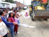 Tonantzin Fernández inicia rehabilitación de la calle Huaquechula en San Matías Cocoyotla